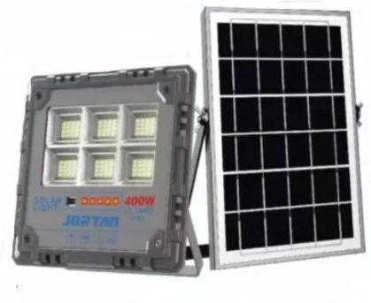 Jortan Waterproof Solar LED Flood Light 400W Cold White with Remote Control IP66