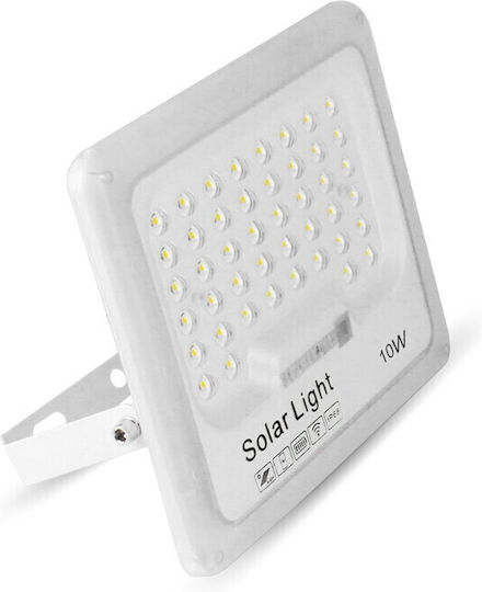 Geyer Waterproof Solar LED Floodlight 10W Cold White 6500K with Remote Control IP65
