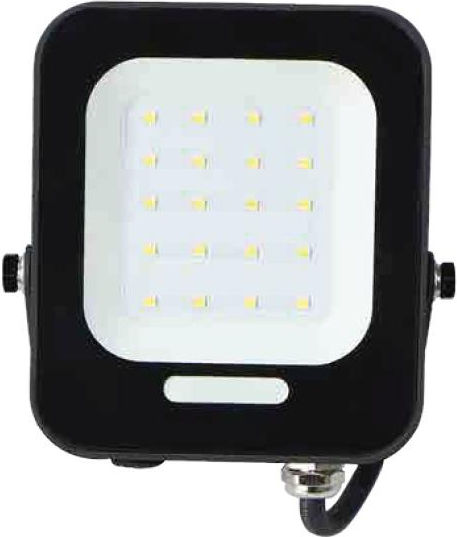 Lucas Στεγανός Προβολέας LED 10W Ψυχρό Λευκό 6400K IP66