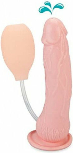 Baile Eros Fountain Ejaculating Realistic Dildo with Suction Cup Flesh 20cm