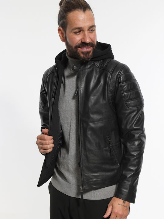 Lederjacke Jacke Black