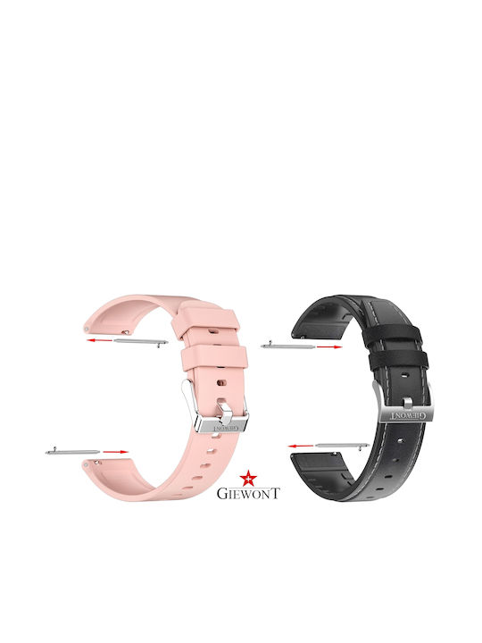 Giewont Steel 20mm Telescope Smartwatch Strap Bracelet Gwt20