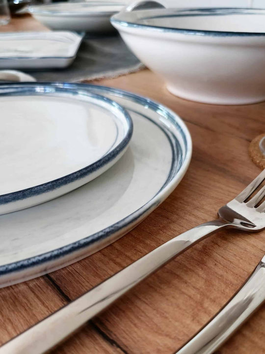 Kutahya Porselen Blue Porcelain Dinnerware Set 20pcs