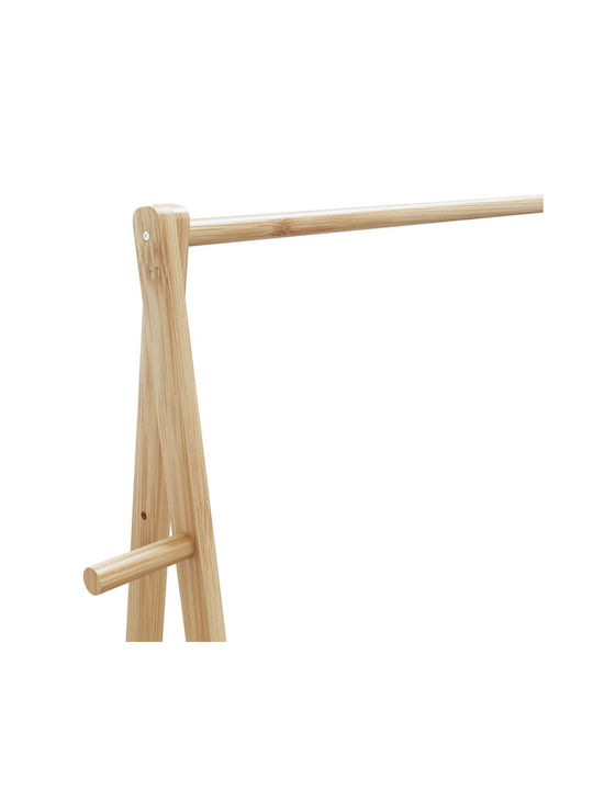 vidaXL Rollbar Kleiderständer aus Bambus Braun 96x45.5x155.5cm
