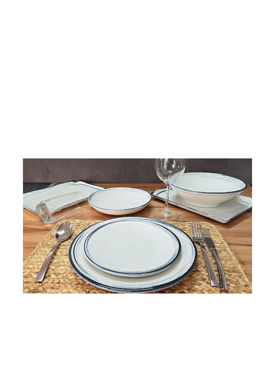 Kutahya Porselen Blue Porcelain Dinnerware Set 18pcs