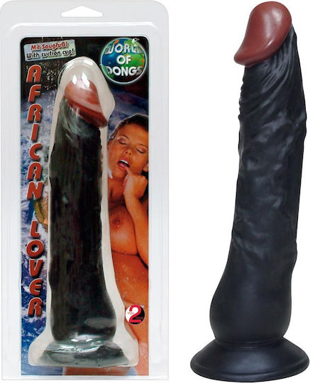 You2Toys African Lover Realistisches Dildo Mit Saugnapf Schwarz 23cm