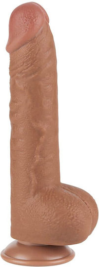 Dildo Sliding Skin 9.5 Brown (έως 18 Δόσεις)