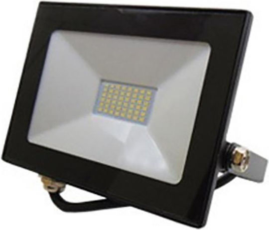 Led On Στεγανός Προβολέας LED 30W Φυσικό Λευκό 4000K IP65