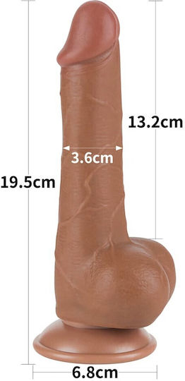 Dildo Sliding Skin 7,5 Braun (bis zu 18 Raten)