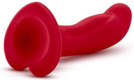 Blush Temptasia Jezebel Dildo με Βεντούζα Κόκκινο 15cm