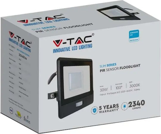 V-TAC Waterproof LED Floodlight 30W Cold White 6400K IP65 20288