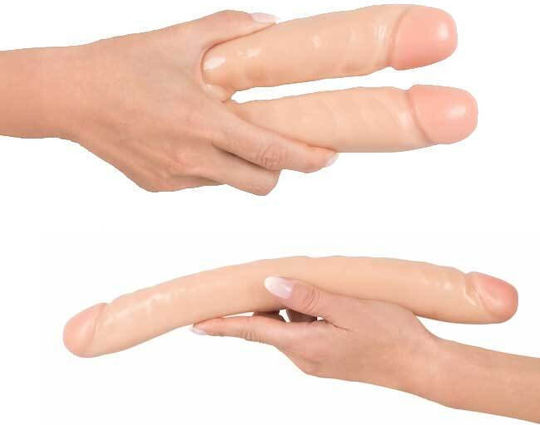 You2Toys Двойно дилдо Телесен 33см