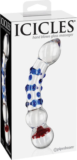 Icicles Icicles No.18 Glass Dildo Silver 19cm