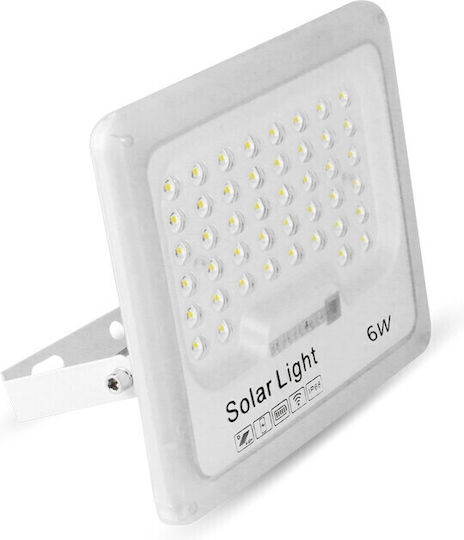 Geyer Στεγανός Προβολέας LED 6W Ψυχρό Λευκό 6500K με Τηλεχειριστήριο IP65