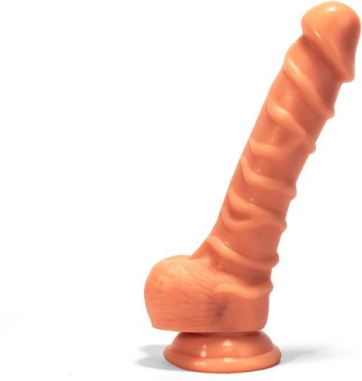 X-Men Ρεαλιστικό Dildo με Όρχεις και Βεντούζα Flesh 21cm