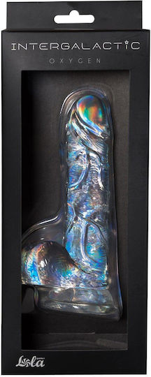 Lola Games Dildo με Όρχεις Διάφανο