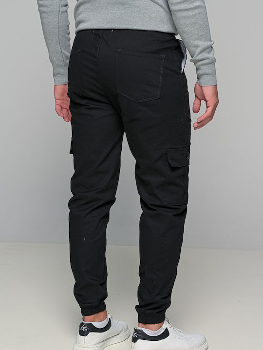 Trousers Cargo in Regular Fit Black
