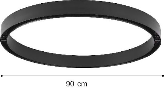 Inlight Ράγα Στερέωσης για Φωτιστικά Μαύρη 2808