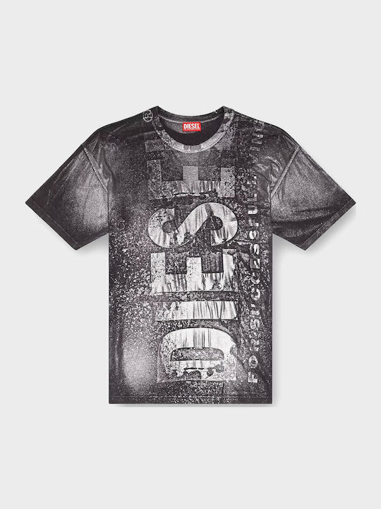 Дамско T-shirt Измит Черно