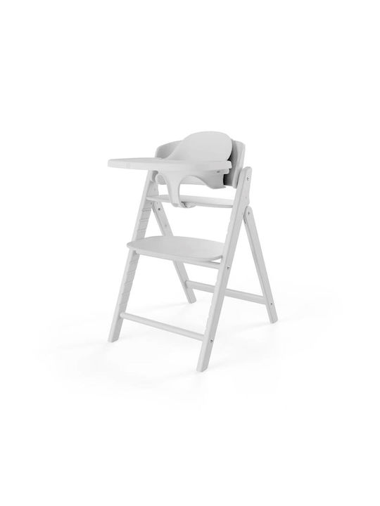 Cybex Click & Fold Klappbarer Baby Hochstuhl 3 in 1 mit Höhenverstellbar Herstellerfarbe Weiß