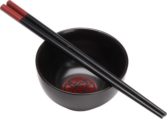Excellent Houseware Μπωλ Σερβιρίσματος Στρογγυλό Κεραμικό Μαύρο με Διάμετρο 10.5εκ. 8τμχ