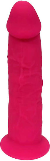 Dream Toys Real Love Ρεαλιστικό Dildo με Βεντούζα Φούξια 19cm