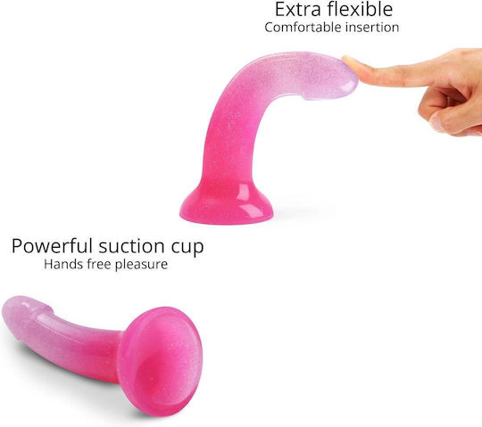 Love to Love Ρεαλιστικό Dildo με Βεντούζα Ροζ