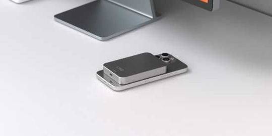 LinQ Slim Qi2 MagSafe Qi2 Powerbank 10000mAh 15W Graue