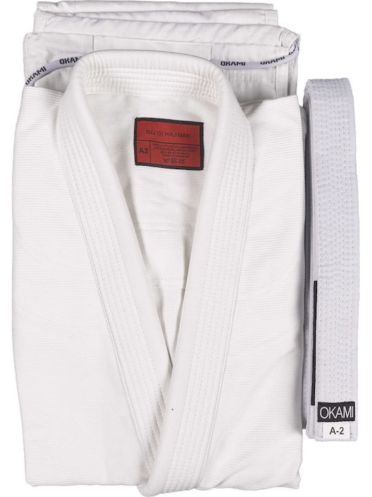 Okami Ανδρική Στολή Brazilian Jiu Jitsu Λευκή