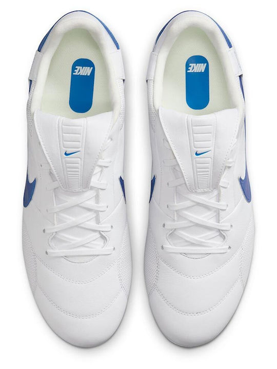 Nike Premier 3 Fußballschuhe mit Stollen White / Signal Blue