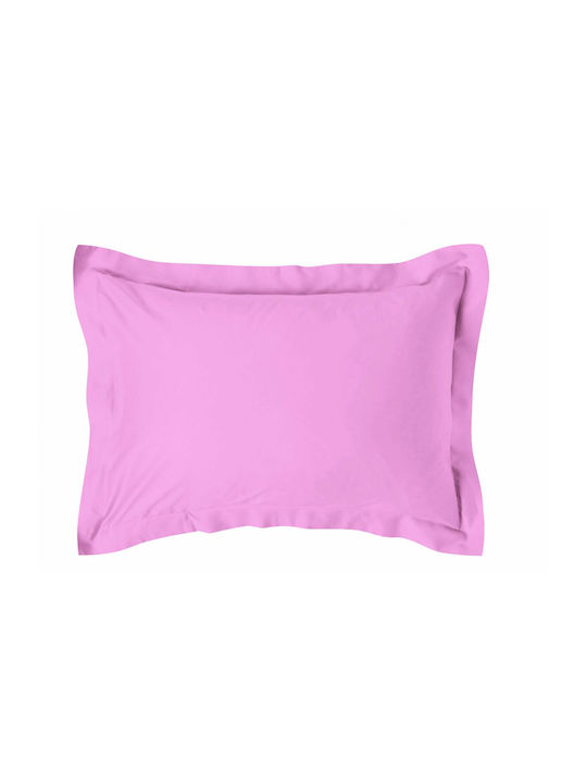 Makis Tselios Home Bettlaken King Size mit Gummiband 180x200+40cm. Pink