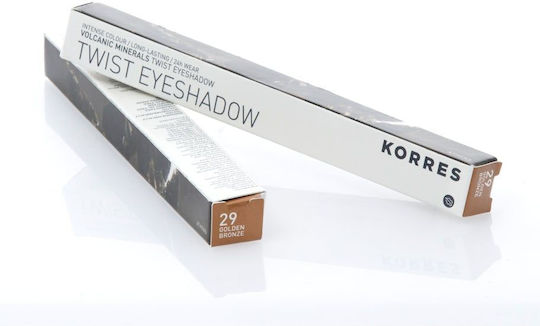 Korres Volcanic Minerals Twist Eye Shadow in Stick 29 Golden Bronze 1.4gr