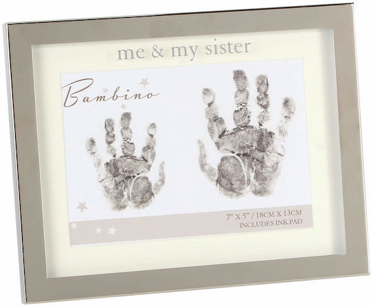 Bambino by Juliana Erinnerungsrahmen für Babys aus Silber