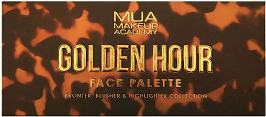 MUA Παλέτα με Σκιές Ματιών Matte σε Στερεή Μορφή Golden Hour 15gr