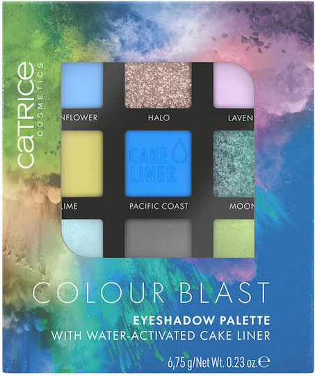 Catrice Cosmetics Colour Lidschattenpalette in fester Form 020 Blue meets Lime