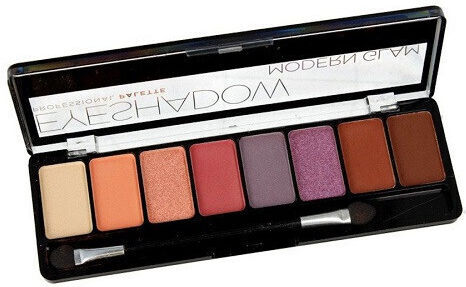 Eveline Eyelidschatten Professionelle Palette Mit Gepressten Lidschatten In Mehrfarbiger Form 9,6g