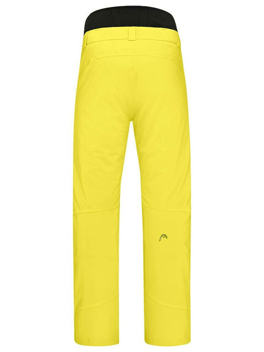 Head Summit 821622 Men's Trousers for Ski & Snowboard Yellow