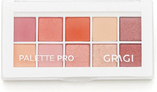 Grigi Makeup Eyeshadow Palette Pro 03 Pink Coral Paradise 15gr