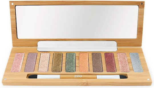 Zao Organic Makeup Παλέτα με Σκιές Ματιών σε Στερεή Μορφή Ultra Shiny 13gr