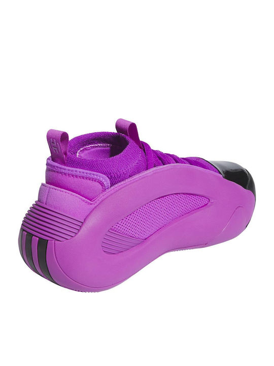 Harden Volume 8 Χαμηλά Μπασκετικά Παπούτσια Purple Burst / Core Black / Silver Metallic