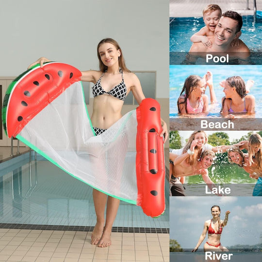 Aufblasbare Wasserliege Wassermelone Rote 158x70cm