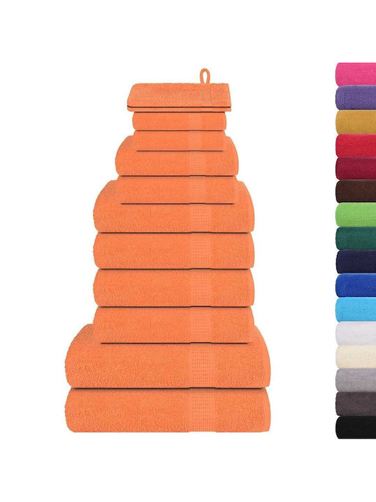 vidaXL Hand Towel Orange