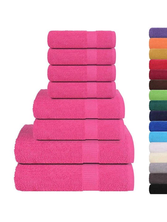 vidaXL Hand Towel Pink