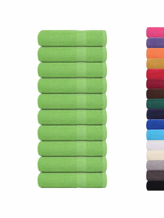 vidaXL Bath Towel 70x140cm. Πράσινο Μήλο