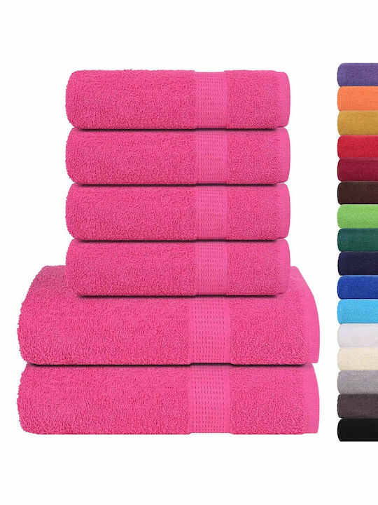 vidaXL Hand Towel Pink