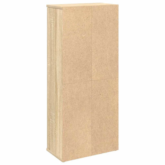 vidaXL Badezimmersäule Wandhängeschrank H39xB22xH90cm Eiche