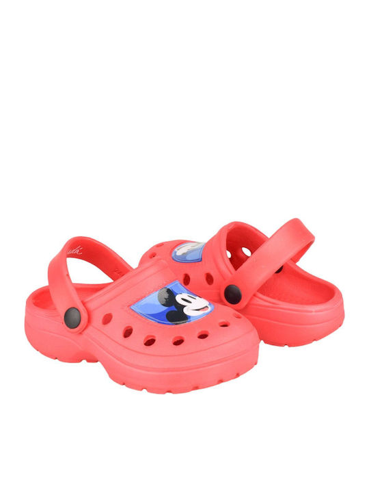 Mickey Παιδικά Σαμπό Θαλάσσης Κόκκινα