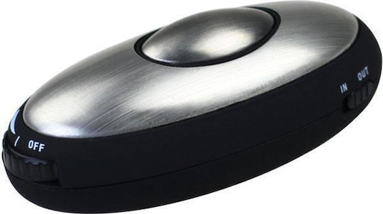 Rimba Electro Play Multi-function Electro Massager with 2 Penis Enhancing Rings für Elektrostimulation in Schwarz Farbe
