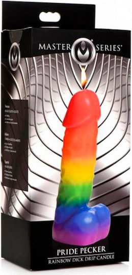 Master Series Pride Pecker - Rainbow Drip Candle Αστείο Sexy Δώρο