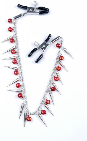 Boss Of Toys Nipple Clamps In Red Color